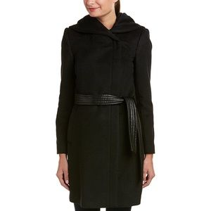 Cole Haan Women's Belted Asymmetrical Wool Coat